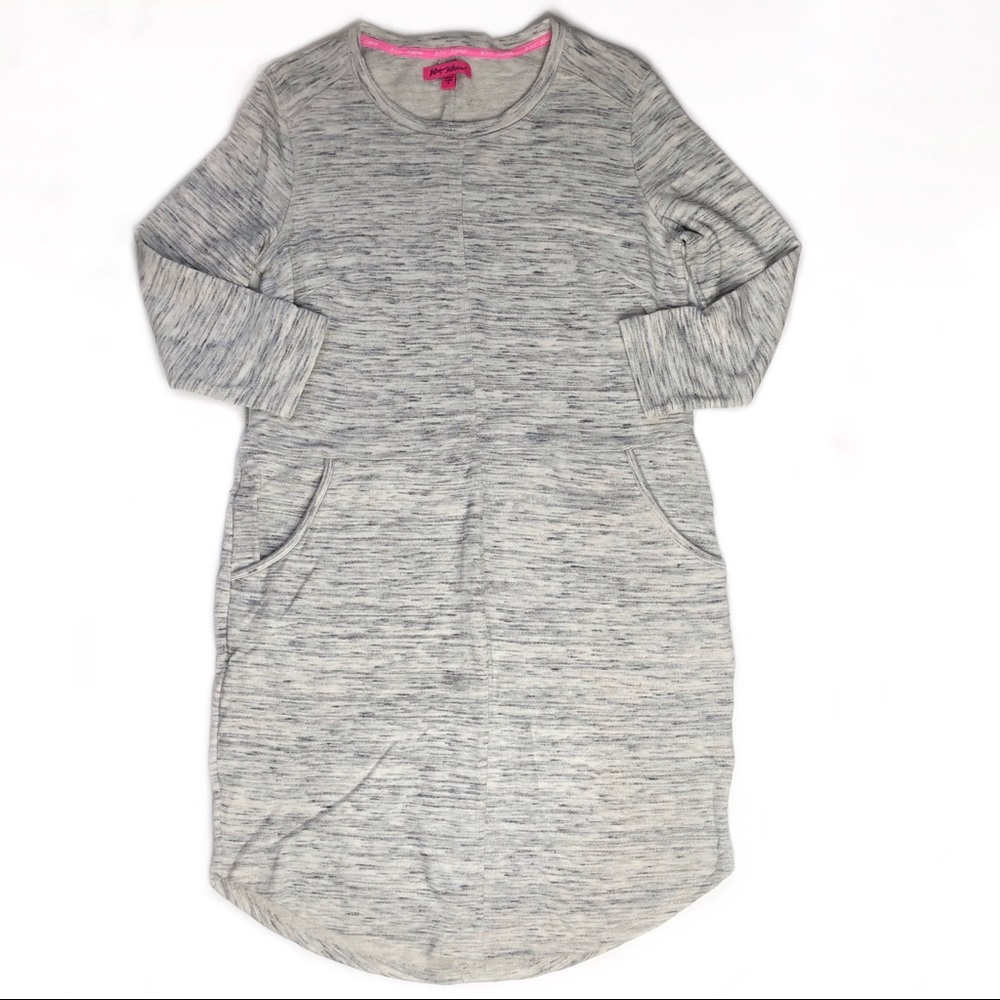 Betsey Johnson Sweatshirt Dress Heathered Grey